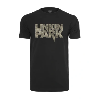 Afbeelding van Merchcode Linkin PARK Distressed LOGO TEE Tshirt print, Heren, Maat: XL, Black