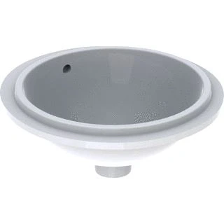 Afbeelding van Geberit VariForm onderbouwwastafel rond wit KeraTect (39 x 39 cm)