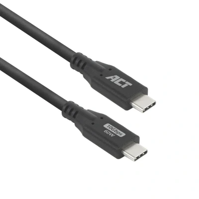 Afbeelding van ACT USB 3.0 10Gbps 60W Type C kabel, 0,5 meter