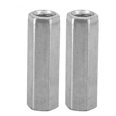 Afbeelding van 10 stks M8 Zeshoekige Moer Lange Staaf Schroefdraadmoeren Schroefdraadbevestigingen (M8 x 40)