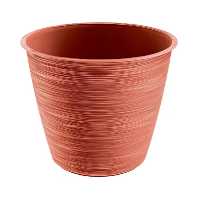 Afbeelding van Prosperplast plantenpot/bloempot kunststof rood D20 x H17 cm