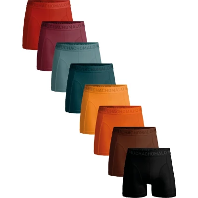 Afbeelding van Muchachomalo Heren Boxershorts 8 Pack Maat XXL 95% Katoen Mannen Onderbroeken