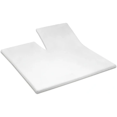 Afbeelding van Split Topper Hoeslaken Cinderella Basic White (Katoen) 200 x 210 cm