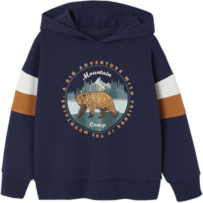Afbeelding van Vertbaudet Sweater met capuchon geplaatste print