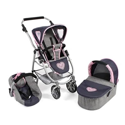 Afbeelding van BAYER CHIC 2000 3 in 1 stationwagon Emotionele All In, melange grijs navy