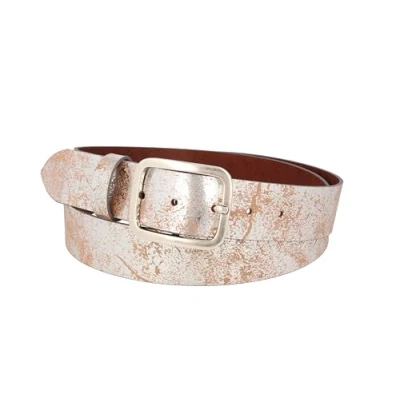 Afbeelding van MGM Damesriem Soft Glam, zilver (zilver used 1), 85 cm (Herstellergröße: 85)