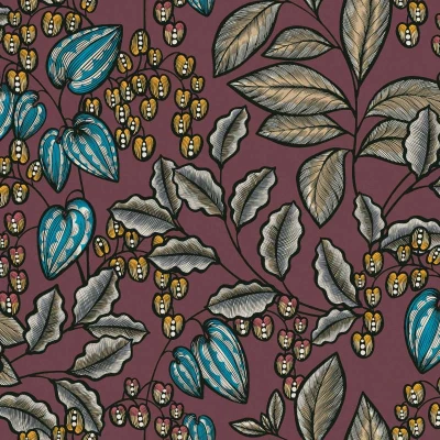 Afbeelding van AS Creation AP Floral Impression 37754 1 377541 Blauw / Geel
