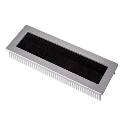 Afbeelding van SOTECH 1 x kabeldoorvoer Toledo van zilver geanodiseerd aluminium 150 70 mm Inbouwmaat: 140 62 15,3