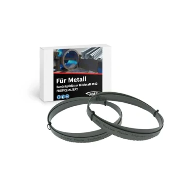 Afbeelding van 2er SET SMI zaagblad bimetaal M 42 afmeting 1140 x13x0,65 mm 10/14 ZpZ bijv. voor Güde MBS 105 V lintzaagblad