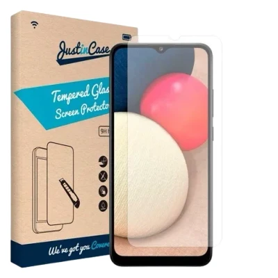 Afbeelding van Just in Case Gehard Glas Clear Screenprotector Samsung Galaxy A02s