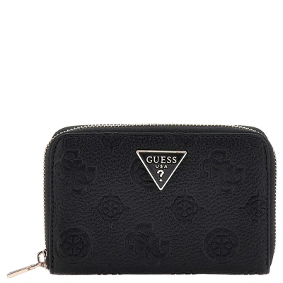 Afbeelding van Guess Cresidia Medium ZIP Around Portemonnee, Dames, Maat: One Size, Black