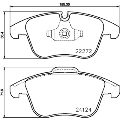 Afbeelding van Brembo Remblokset P 36 030