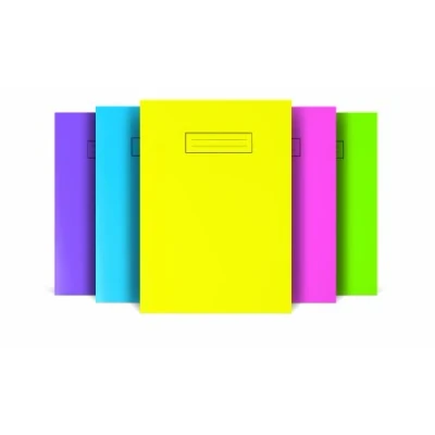 Afbeelding van Silvine NBA4BT A4 Bright Oefening Notebook Diverse Kleuren (Pack van 10)