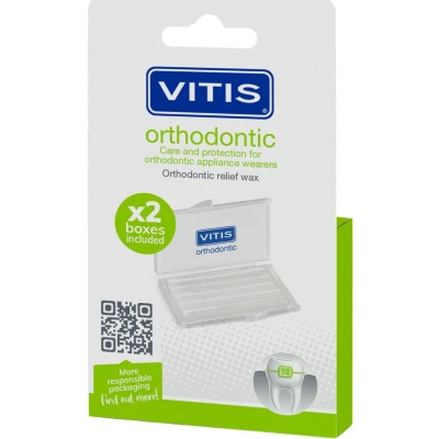 Afbeelding van 3x Vitis Wax Orthodontic 2 stuks