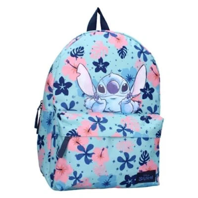 Afbeelding van mybagstory Rugzak Stitch Blauw Kinderen School Kleuterschool Kinderkamer Basisschool Schooltas Meisjes 39 cm Cadeau idee, Blauw,