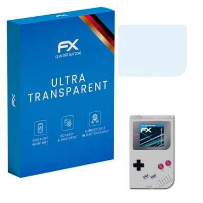 Afbeelding van atFoliX Schermbeschermer compatibel met Nintendo GameBoy Beschermfolie, ultra helder FX Schermfolie (3X)