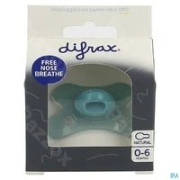 Afbeelding van Difrax Fopspeen Natural &amp; Pure 0/6 Maanden Ocean