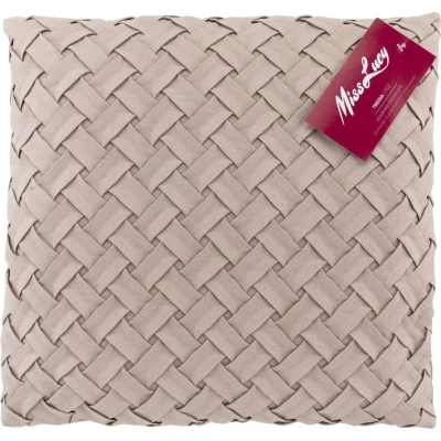 Afbeelding van Miss Lucy Tressa sierkussenhoes/Kussensloop40 x 40 cm oud roze