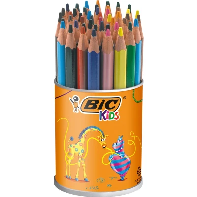 Afbeelding van Bic Kids kleurpotlood Ecolutions Evolution Triangle, pot met 48 potlod