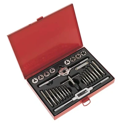 Afbeelding van Sealey AK3028 Tap &amp; Die Set 28pc Split Dies Metric