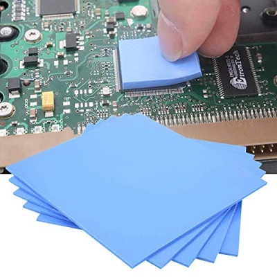 Afbeelding van FTVOGUE 5 Stks 1.5 W/MK Siliconen Thermische Geleidbaarheid Pad Afvoerplaat voor Laptop Radiator/GPU/CPU/LED Koeler 100x100x1.5mm