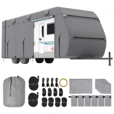 Afbeelding van VEVOR caravanhoes caravan beschermhoes dekzeil RV beschermfolie 7,3 8,2m