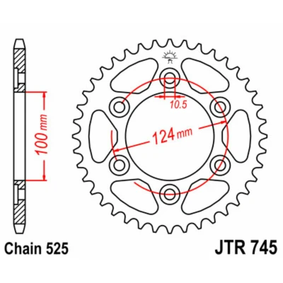 Afbeelding van Rek JT JTR745,42