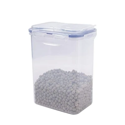 Afbeelding van LocknLock PP Classic opbergdoos, 151 x 108 190 mm, 1,8 l, 100% luchtdicht, slim sluitsysteem, voorraaddoos, meelopslag, cornflakes dispenser