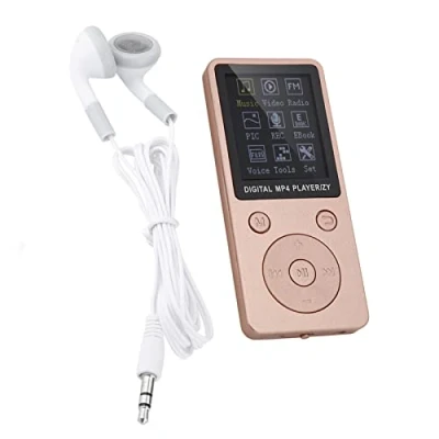 Afbeelding van Topiky Sport MP4 muziekspeler, draagbare gevoelige MP3 speler met muziek, radio, opname, video, e book 1,8 inch scherm, 8 uur stand by tijd, ingebouwde accu, hoofdtelefoon, kar