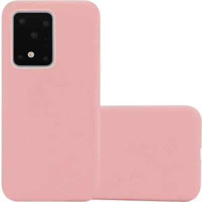 Afbeelding van Cadorabo Hoesje geschikt voor Samsung Galaxy S20 ULTRA in CANDY ROZE Beschermhoes TPU silicone Case Cover