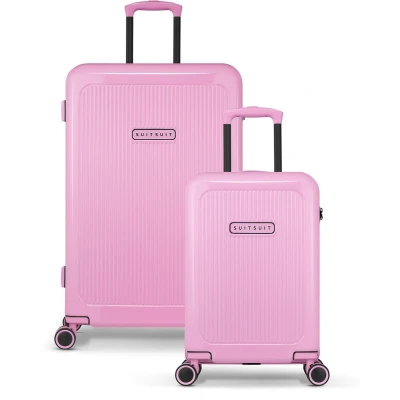 Afbeelding van SUITSUIT Expression Kofferset 2 delig Handbagage 55cm Ruimbagage koffer 76cm TSA Slot Roze