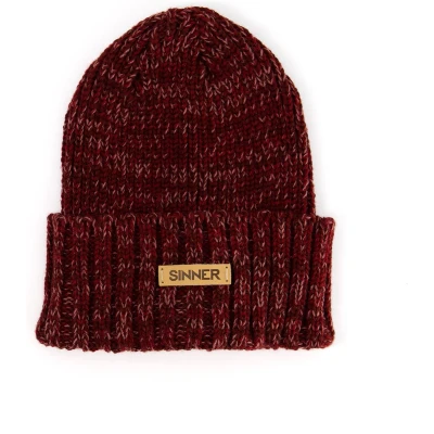 Afbeelding van Sinner beanie Avelin / muts bordeaux gemeleerd one size