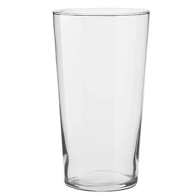 Afbeelding van TREND FOR HOME Bloemenvaas, modern, H: 29,5 cm, glazen vaas, conisch vloervaas, grote decoratieve vazen, vaas voor pampasgras, Scandinavische decoratie, boho transparant, Ø 16