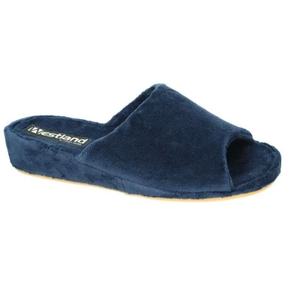 Afbeelding van Westland by Josef Seibel Bologna Pantoffels, Heren, Maat: 45, Marine Textiel