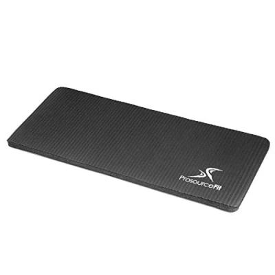 Afbeelding van ProsourceFit Extra dik yoga kniebeschermer en elleboogkussen, 15 mm, past op standaard matten voor pijnvrije gewrichten in yoga, pilates, vloertrainingen