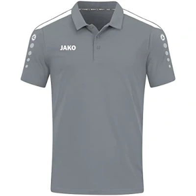 Afbeelding van JAKO Powerpoloshirt, Uniseks Volwassene, Steengrijs, 4XL