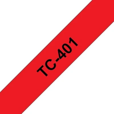 Afbeelding van TC 401 12mm black on red for PT 8E / 2000 3000 5000