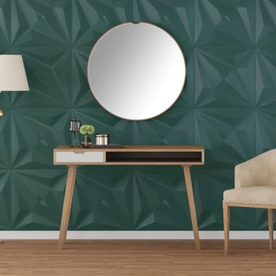 Afbeelding van vidaXL 24 st Wandpanelen ster 6 m² 50x50 cm XPS groen