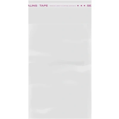 Afbeelding van 200 transparante plastic zakjes, zelfklevend, OPP/verpakkingszak voor koekjes, sieraden, snoep (8 x 12 cm)