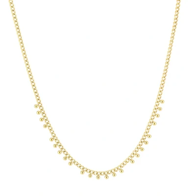 Afbeelding van Bijoutheek Collier Schakel Kleine Balls Goud