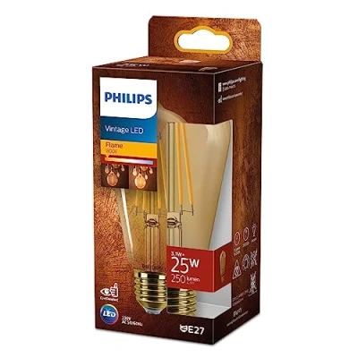 Afbeelding van Philips LED Edison Goud 35 W E27 Extra warmwit licht