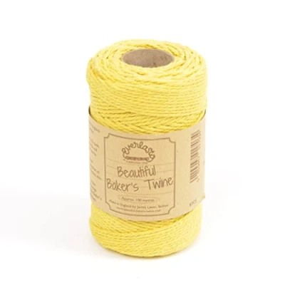 Afbeelding van 100m Everlasto &#039;Solid&#039; Beautiful Baker&#039;s Cotton Craft Twine (ongeveer 2 mm) (DAFFODIL GEEL)