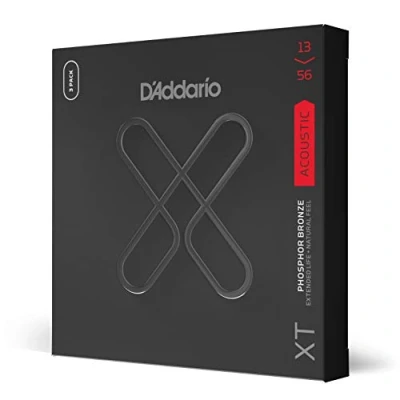 Afbeelding van D&#039;Addario XTAPB1356 3P Phosphor Bronze 13 56 Set of 3 Akoestische gitaarsnaren