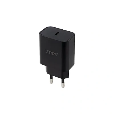 Afbeelding van TOOQ TQWC PDUSBC20B wandlader met USB C aansluiting, 20 W, PD 3.0, compatibel iPhone, iPad, AirPods, Huawei, Xiaomi en meer, zwart