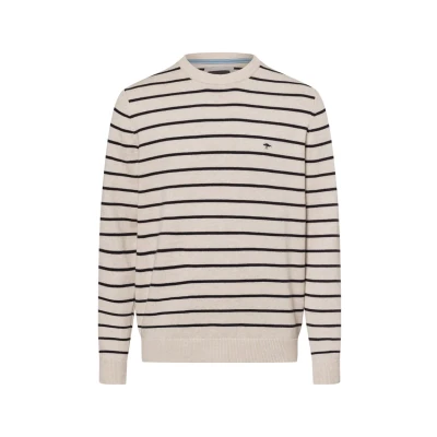 Afbeelding van Fynch Hatton Trui, Heren, Maat: XL, Ecru marine