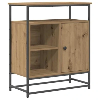 Afbeelding van vidaXL Dressoir Artisan eiken Engineered hout, Metaal Middelgroot