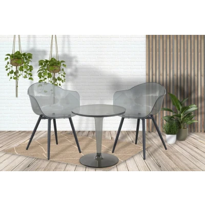 Afbeelding van Sens Line Casper Tuintafel Ø49 cm Transparant