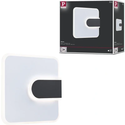 Afbeelding van Paulmann 71168 LED wandlamp 12.5 W Wit, Zwart
