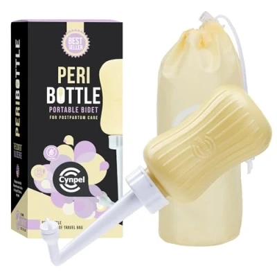 Afbeelding van Cynpel Peri Bottle Portable Travel Bidet for Men or Women Labour and Maternity Hospital Bag Essentials After Birth Recovery Tools Postpartum Mum Perineal Spray