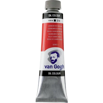 Afbeelding van Van Gogh Olieverf Tube 40 ml 314 Cadmiumrood Middel